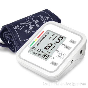 Kiuzou hot sale arm automatic electronic digital talking blood pressure monitor-254A English voice